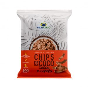 CHIPS DE COCO CACAU E CANELA 30 G