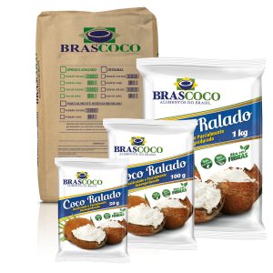 COCO RALADO BRASCOCO DESIDRATADO E PARCIALMENTE DESENGORDURADO
